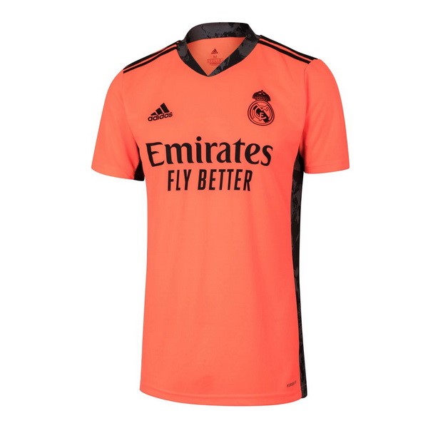 Thailand Trikot Real Madrid Auswarts Torwart 2020-21 Orange Fussballtrikots Günstig